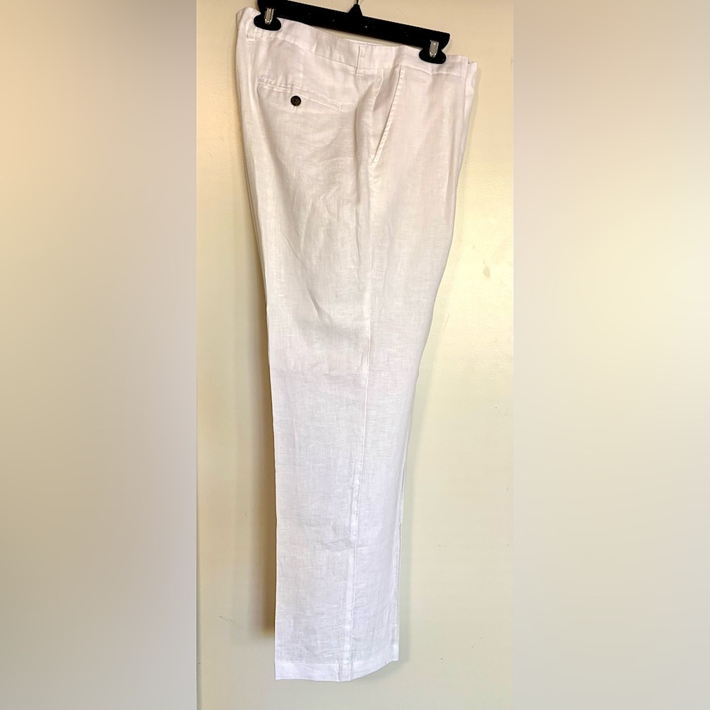 Charter Club Men’s White Linen Pants